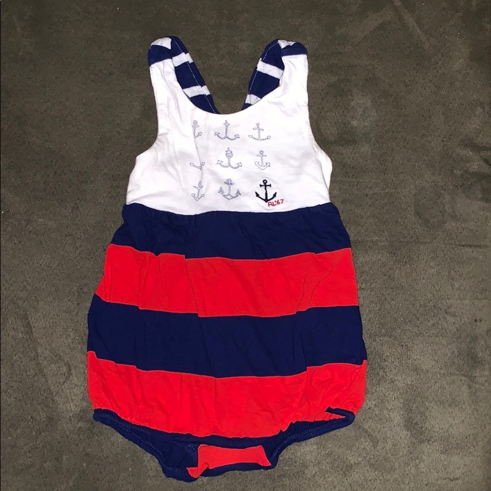 Striped bubble suit
